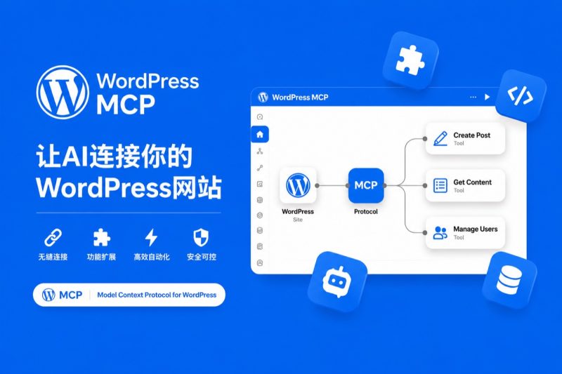 WordPress MCP Server:让Cursor、ChatGPT、Codex和Claude直接管理网站网站搭建-商城搭建-博客搭建-tg机器人开发-小程序部署搭建HF给你更多...